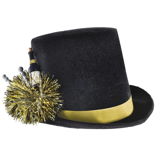 New Year&#x27;s Bubbly Bottle Top Hat